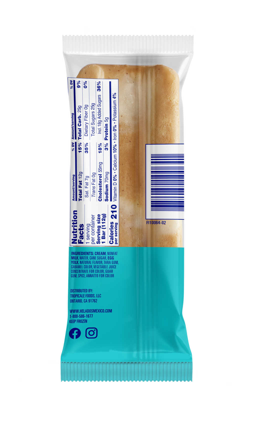 Churro Cream Paleta
