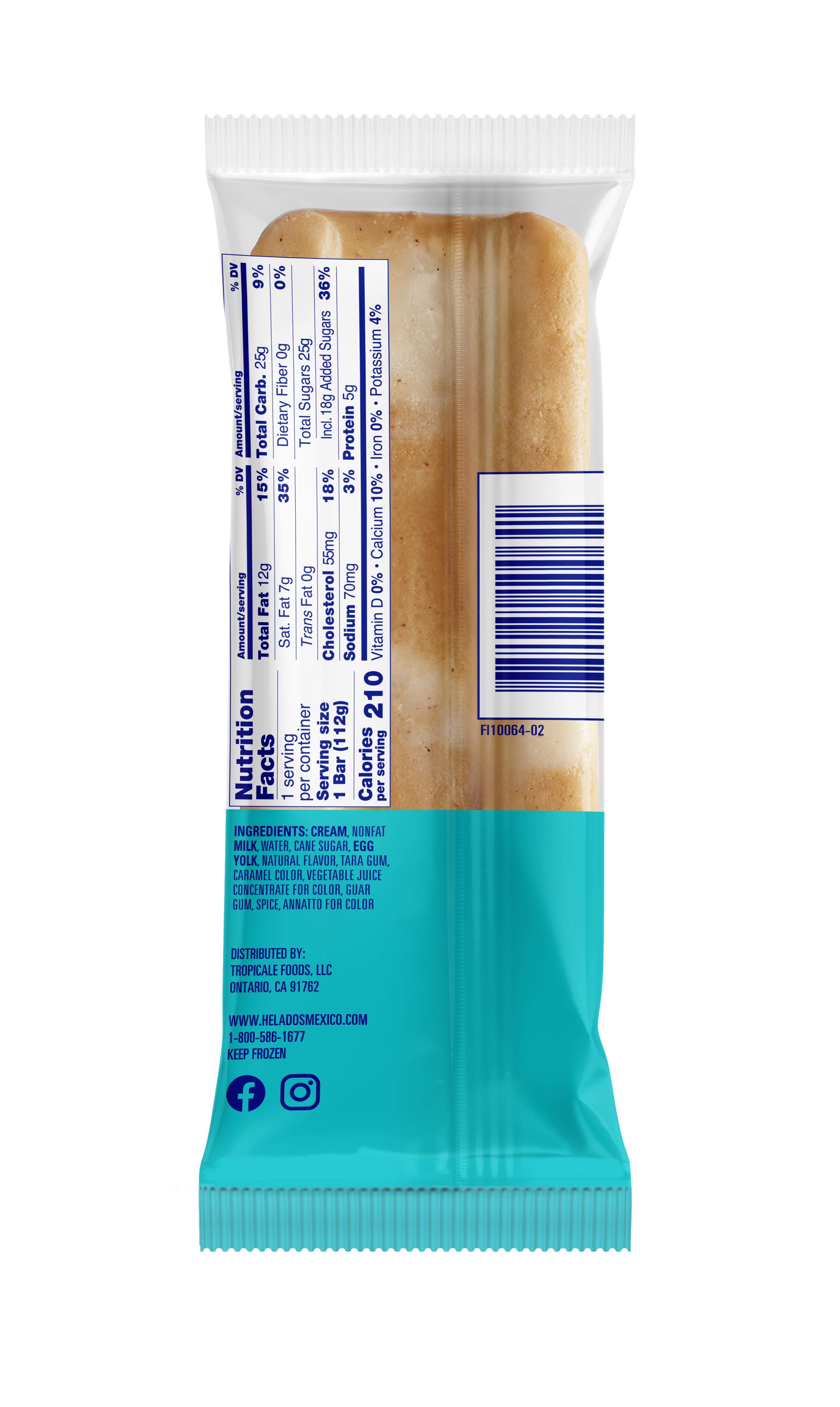 Churro Cream Paleta