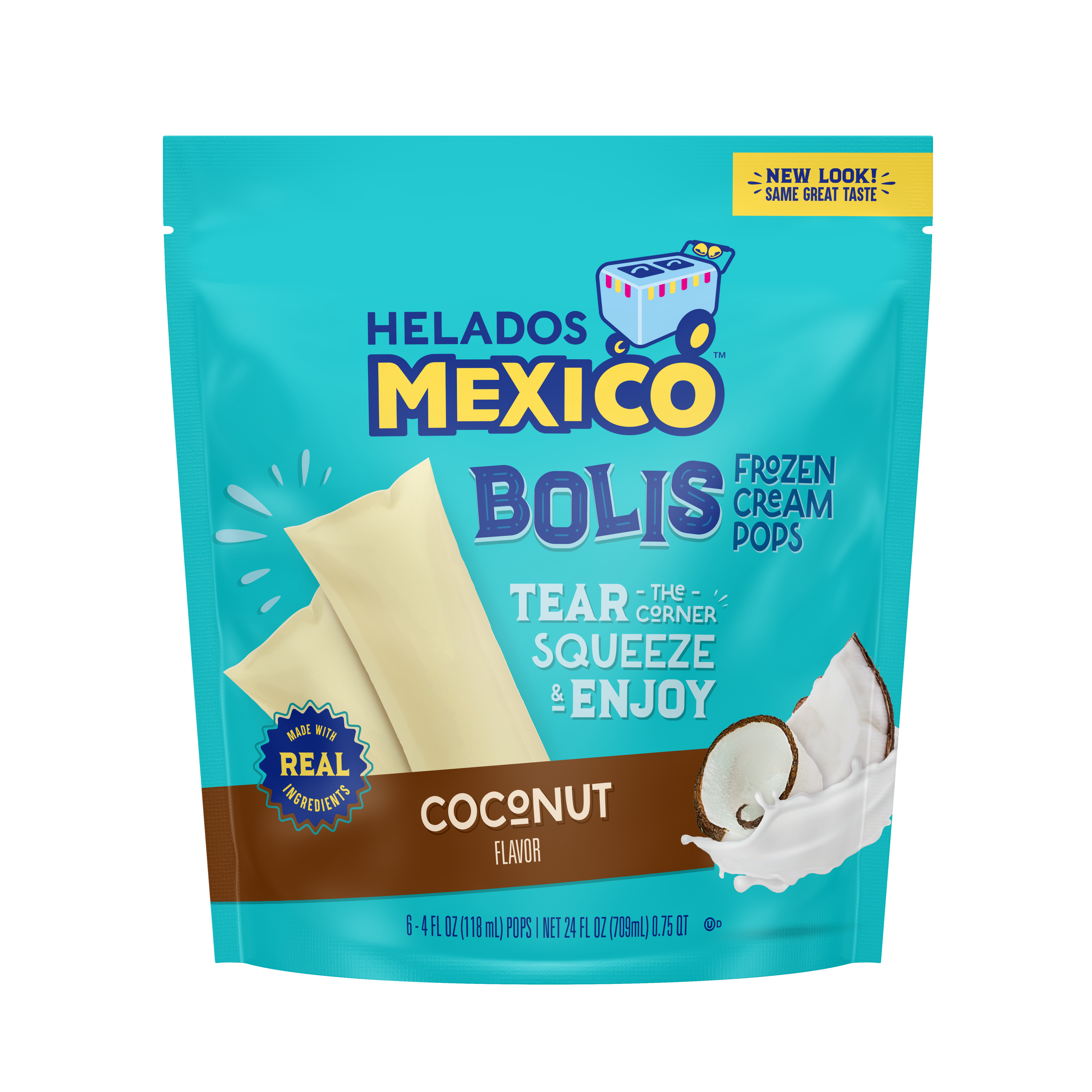 Coconut Cream Bolis 6-Pack