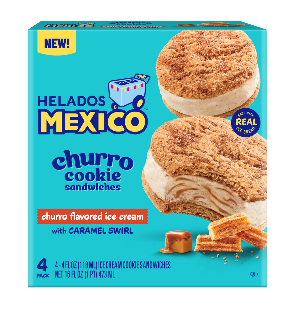 Churro Cookie Sandwich with Caramel Swirl 4-Pack