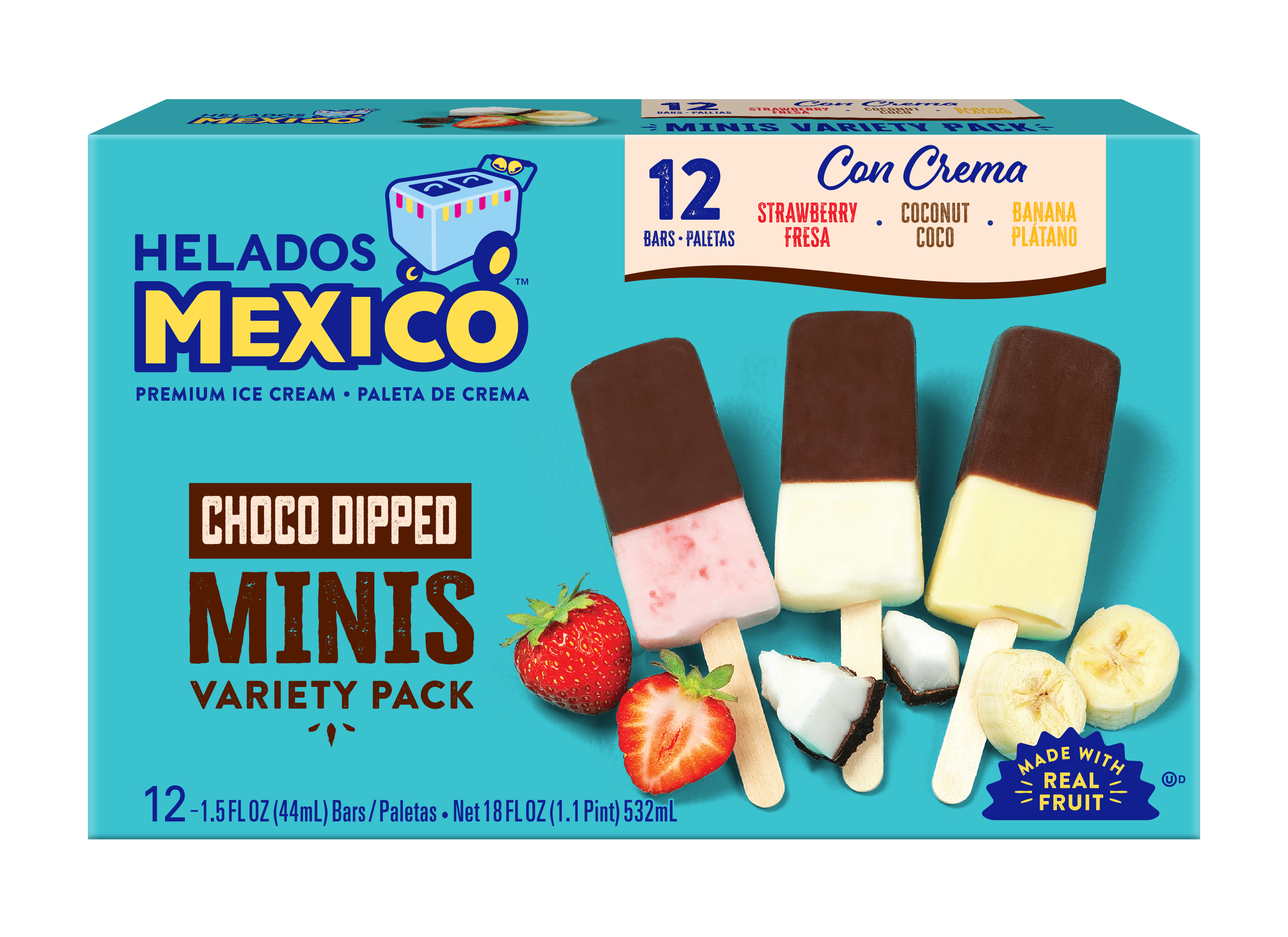 Mini Variety Choc Dipped 12-Pack