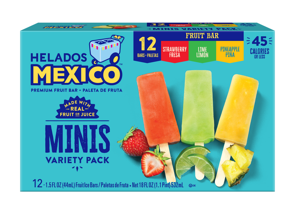 Mini Variety Fruit Paletas 12-Pack