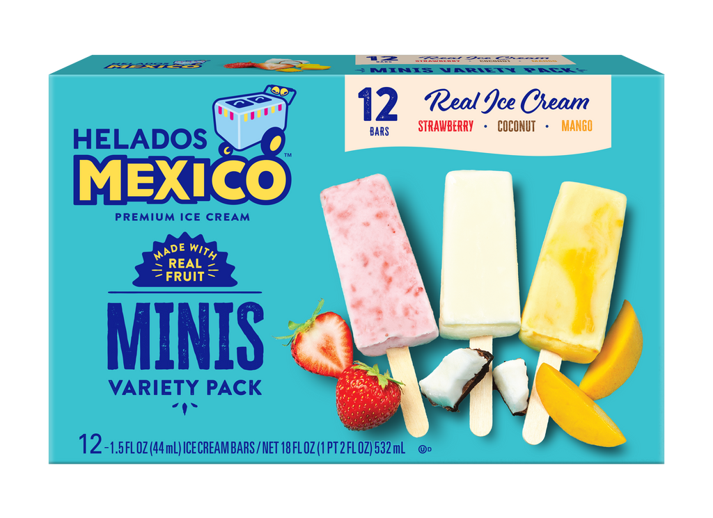 Mini Variety Cream Paletas 12-Pack