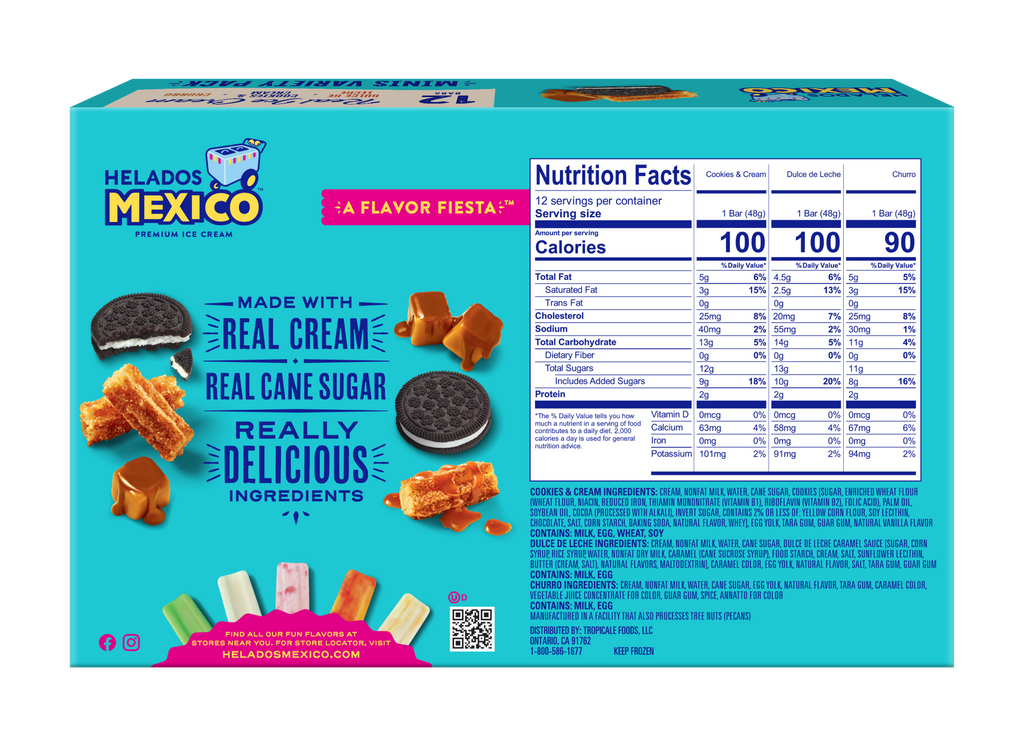 Mini Variety Trio Paletas 12-Pack