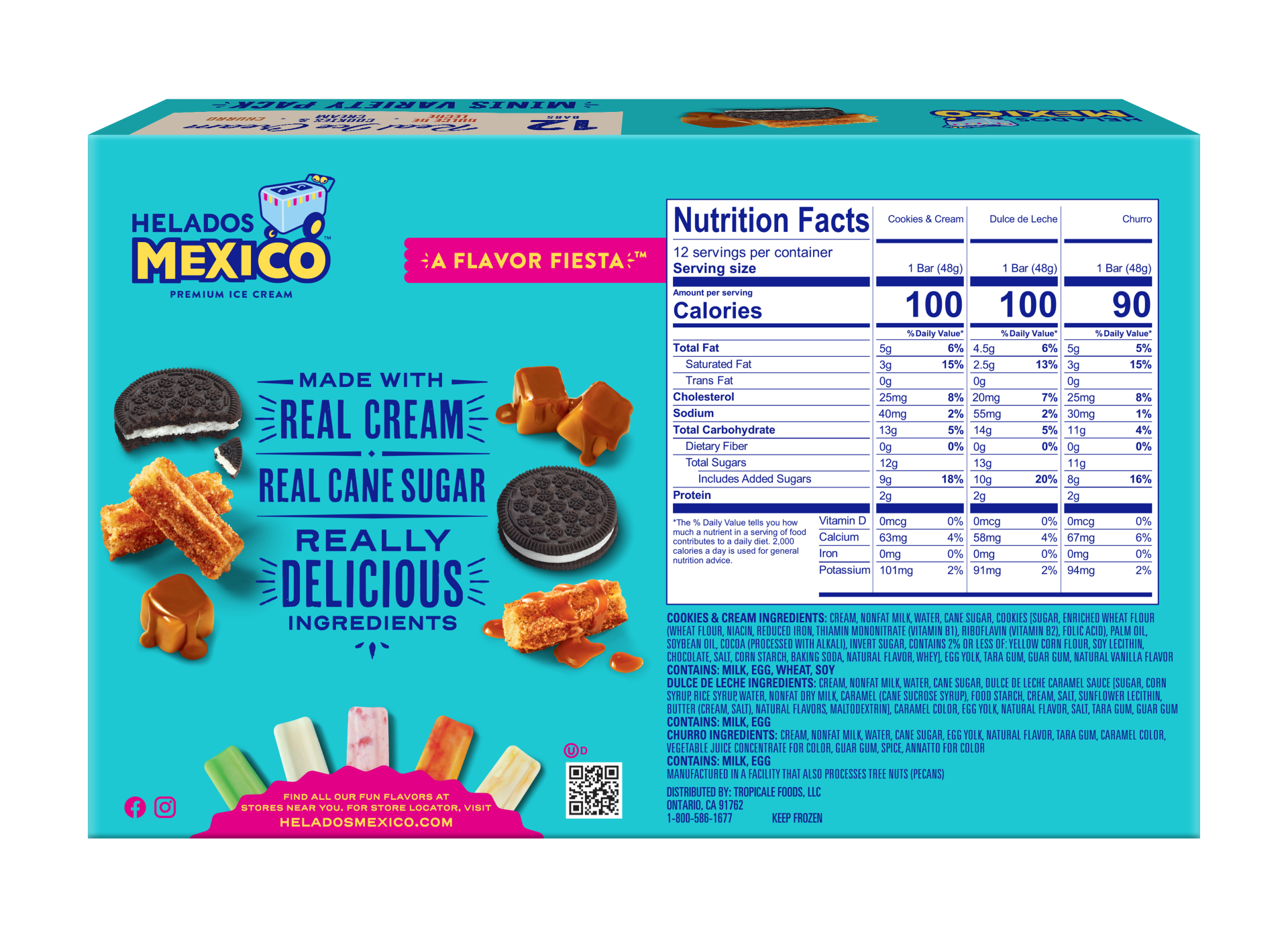 Mini Variety Trio Paletas 12-Pack