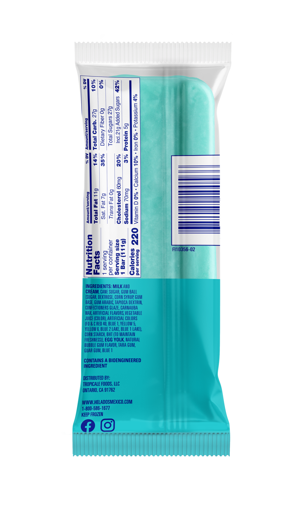 Bubble Gum Cream Paleta