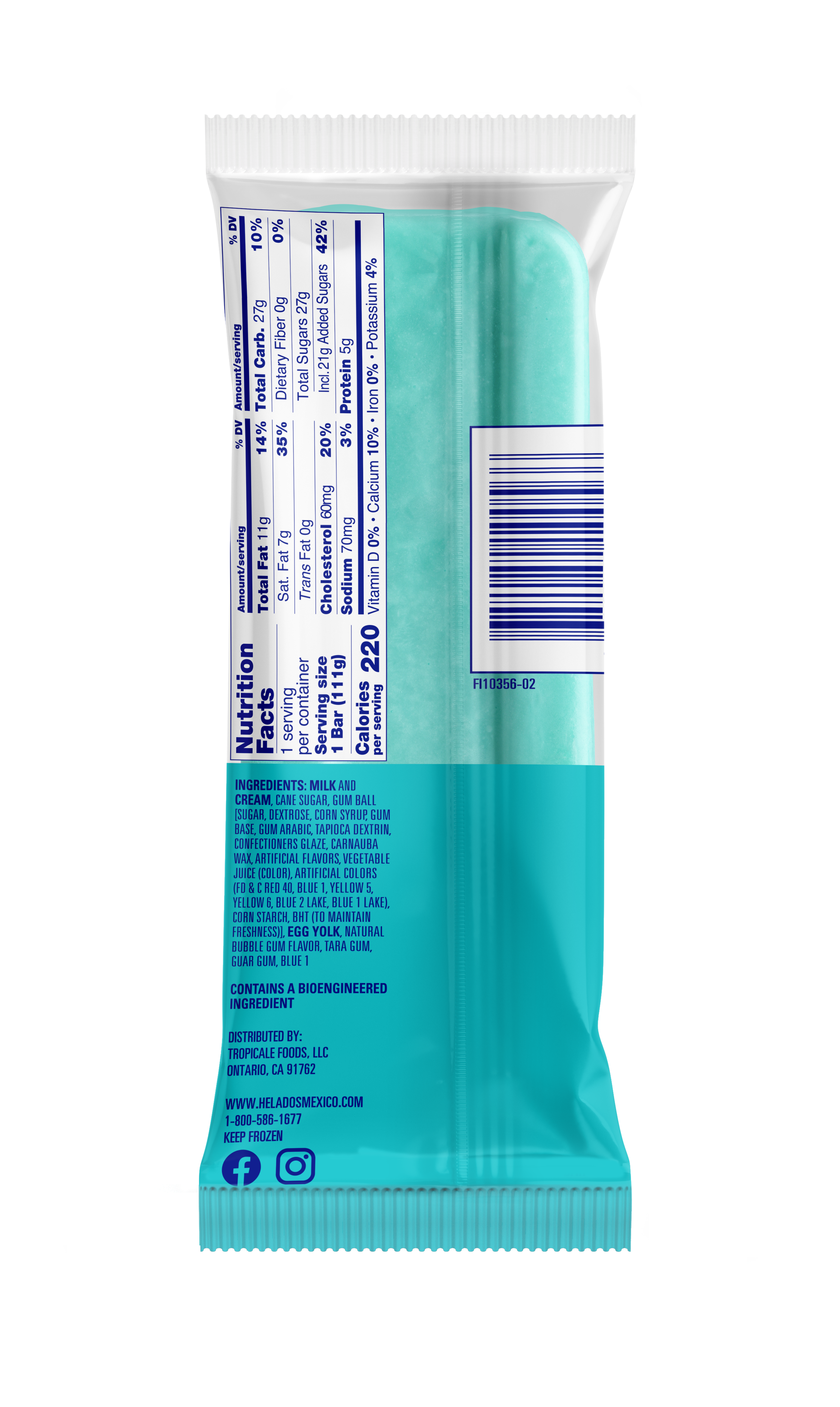 Bubble Gum Cream Paleta