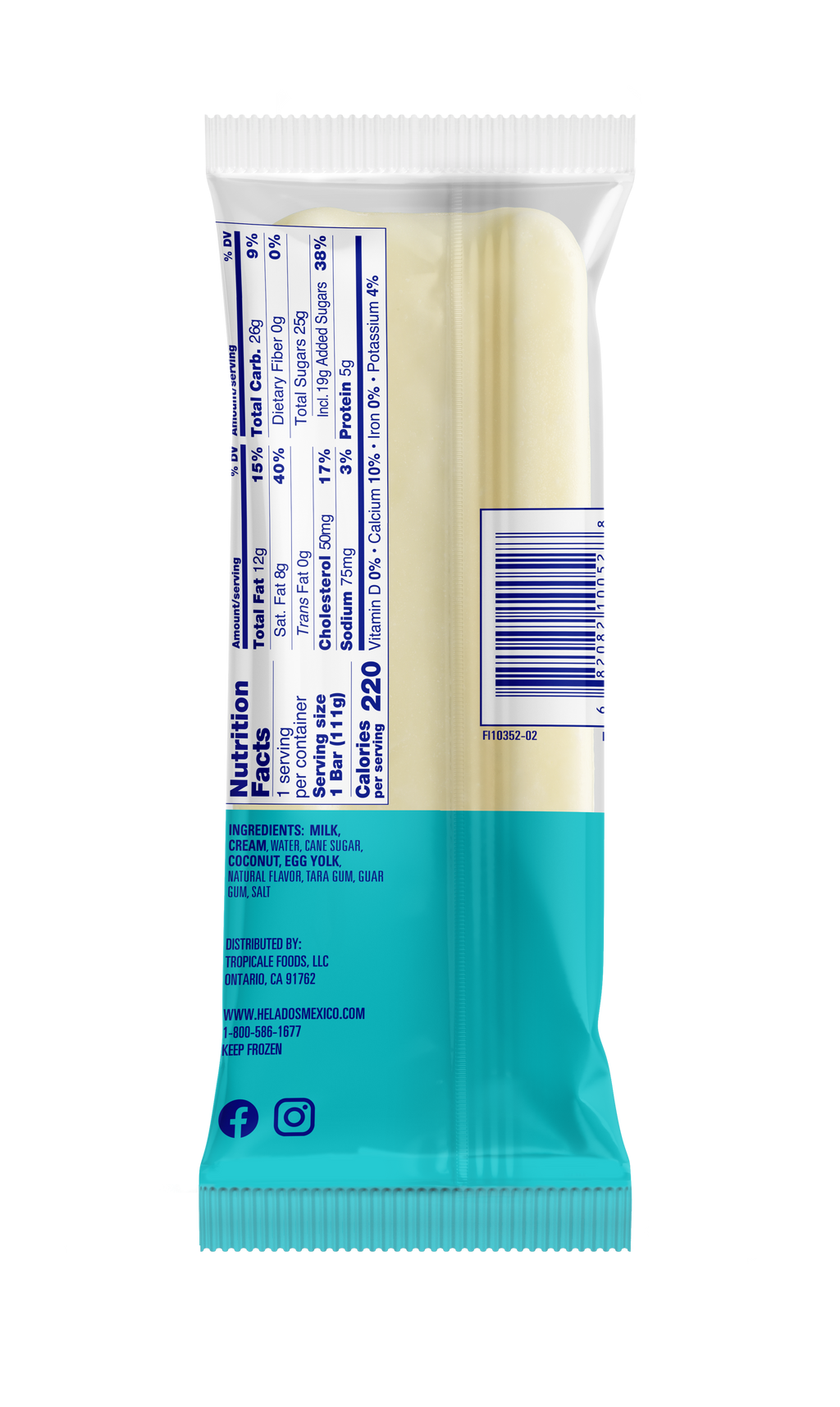 Coconut Cream Paleta