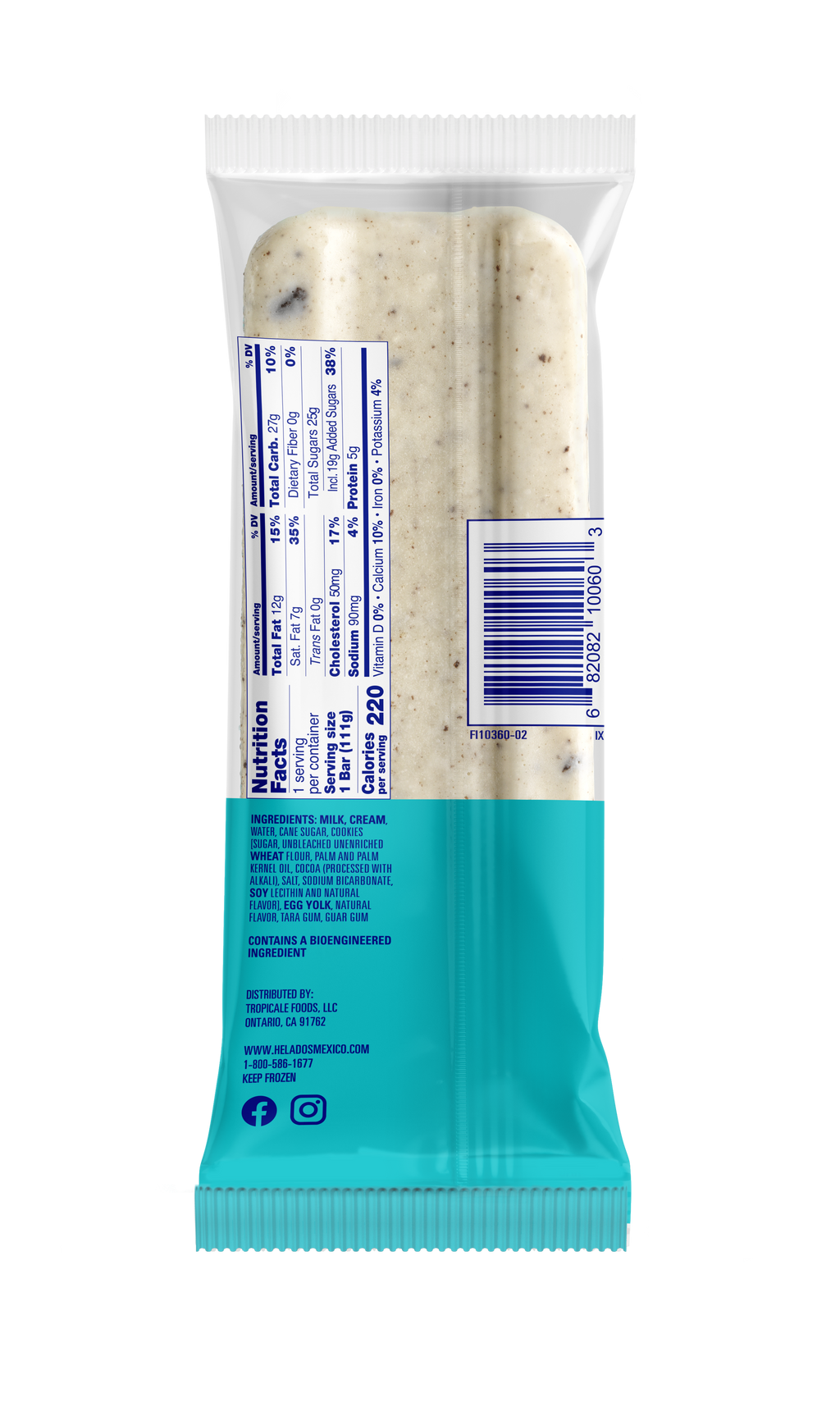 Cookies & Cream Paleta