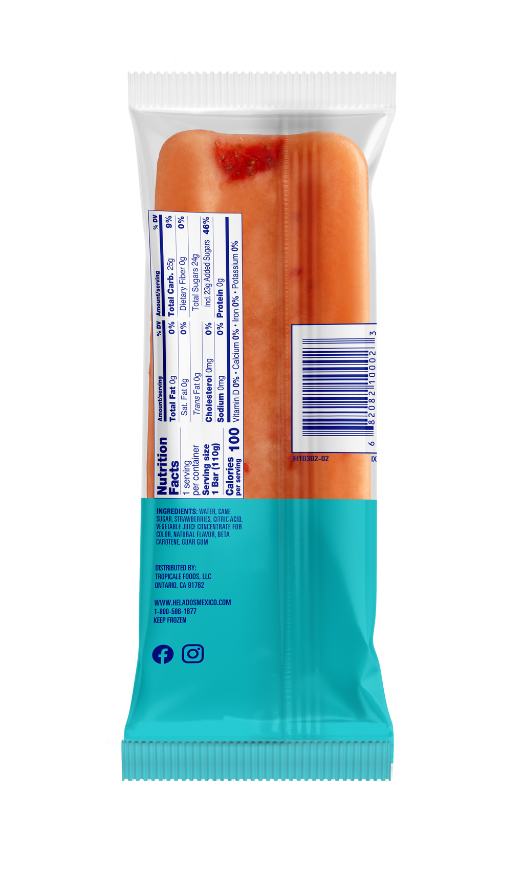 Strawberry Fruit Paleta