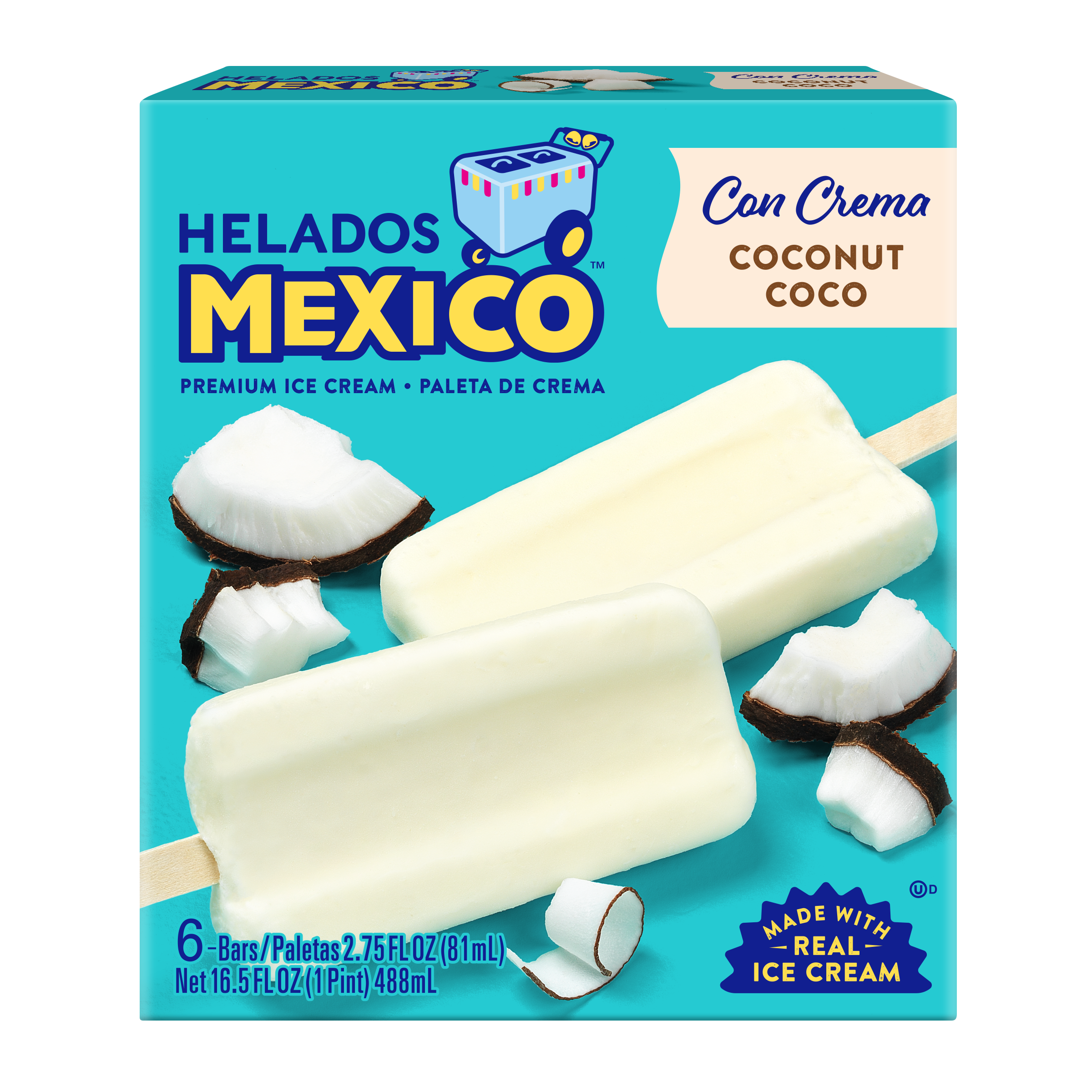 Coconut Cream Paletas 6-Pack