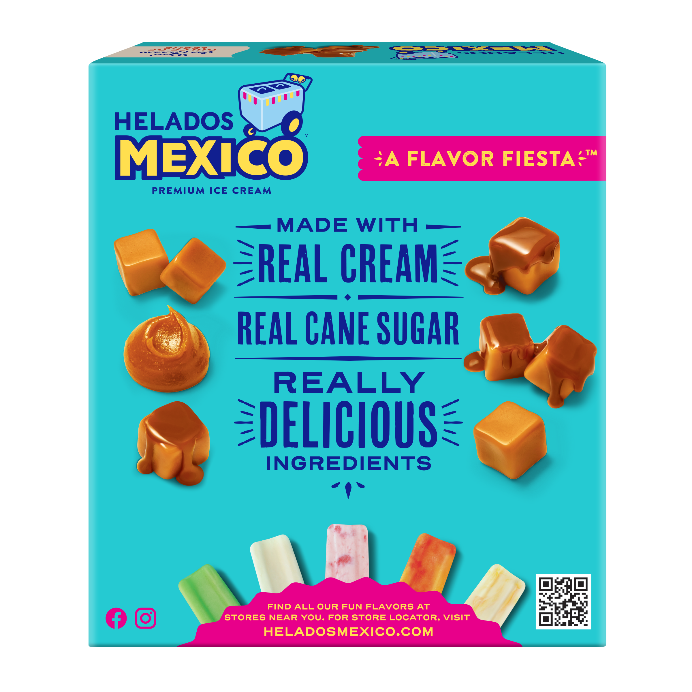 Dulce De Leche Cream Paletas 6-Pack