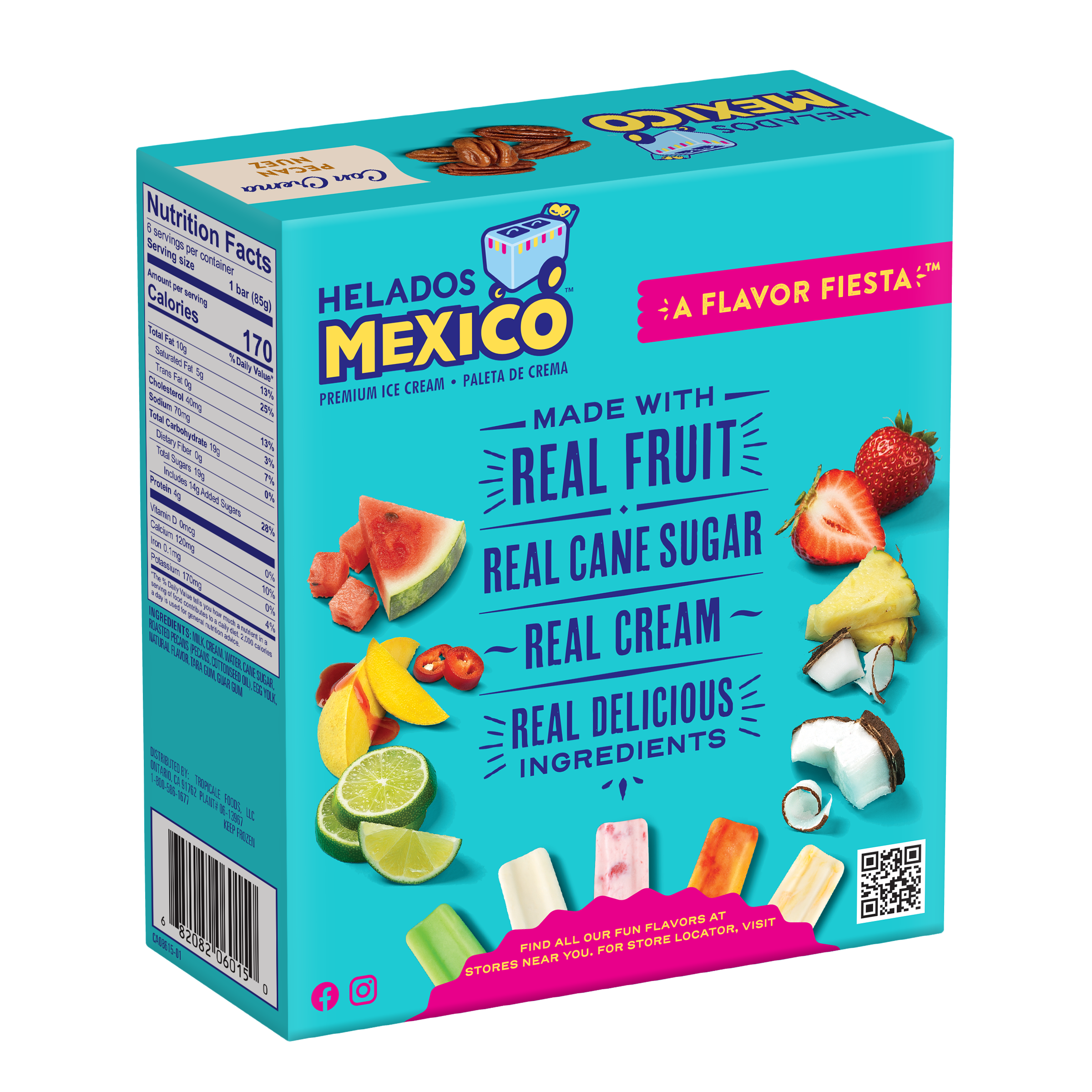 Pecan Cream Paletas 6-Pack